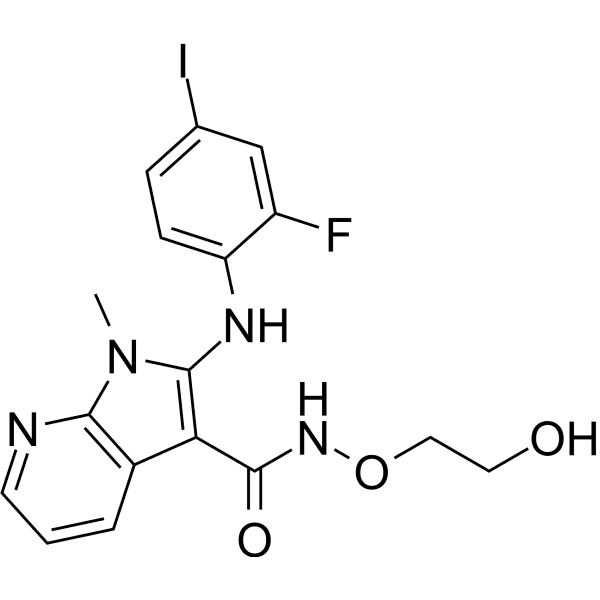 Nedometinib Structure