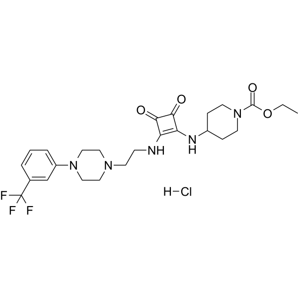 Squarunkin A hydrochloride  Structure