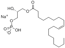 Oleoyl-L-α-lysophosphatidic acid sodium salt Structure