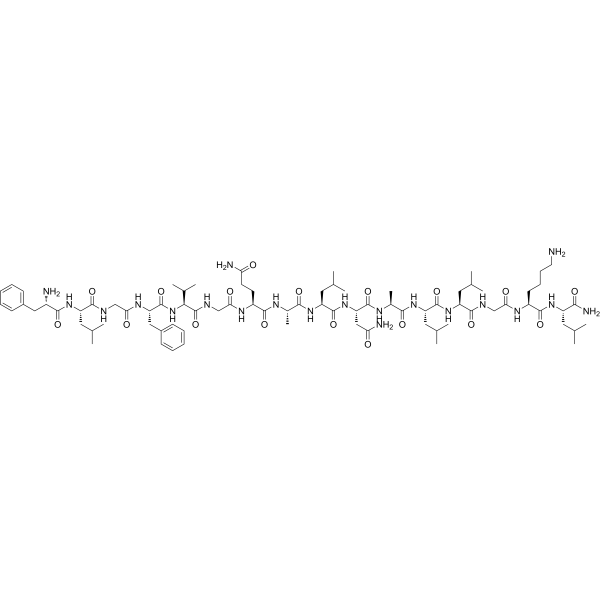 FLGFVGQALNALLGKL-NH2 Structure