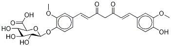 Curcumin-β-D-glucuronide Structure