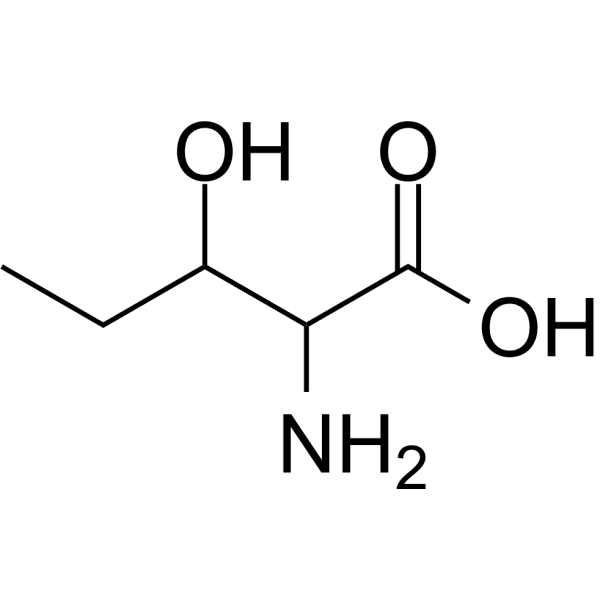 DL-3-Hydroxynorvaline Structure