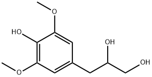 3-(4-Hydroxy-3,5-dimethoxyphenyl)
-1,2-propanediol Structure