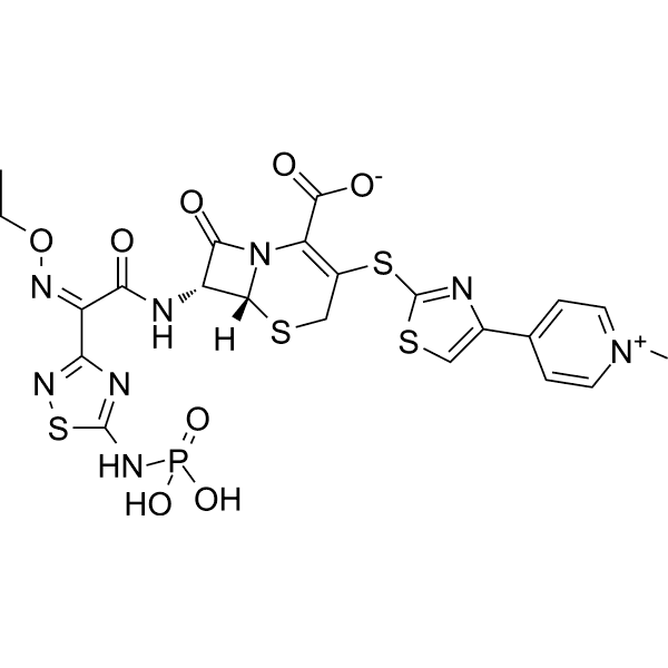 Ceftaroline fosamil (inner) Structure