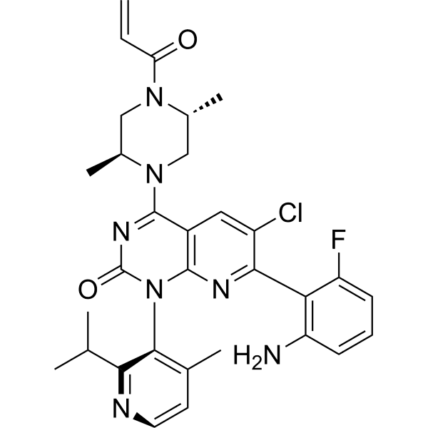 KRAS G12C inhibitor 61 Structure