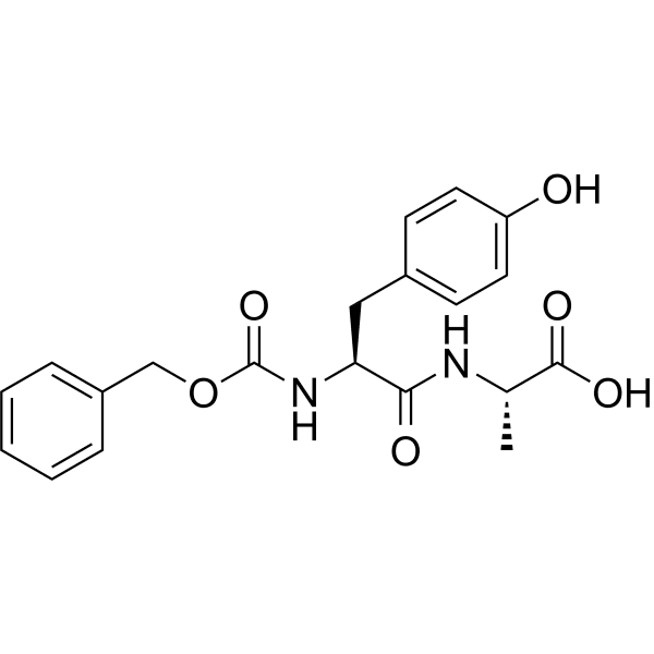 Cbz-Tyr-Ala-OH Structure