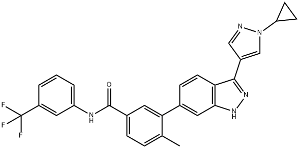 FGFR1/DDR2 inhibitor 1 Structure