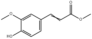 Methyl 4-hydroxy-3-methoxycinnamate Structure
