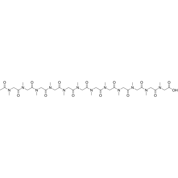 Ac-pSar12-OH Structure