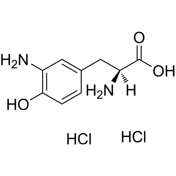 H-Tyr(3-NH2)-OH.2HCl  Structure