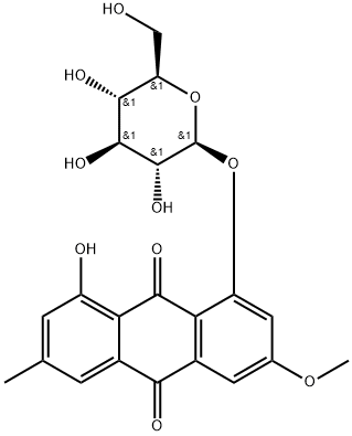 Physcion-8-O-beta-D-monoglucoside  Structure