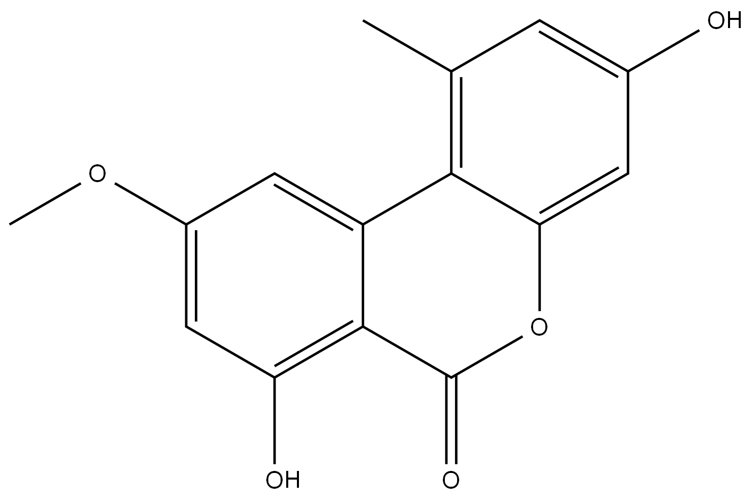 Alternariol methyl ether Structure