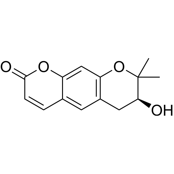 Decursinol Structure