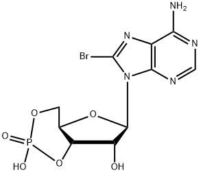 8-bromo-Cyclic AMP Structure