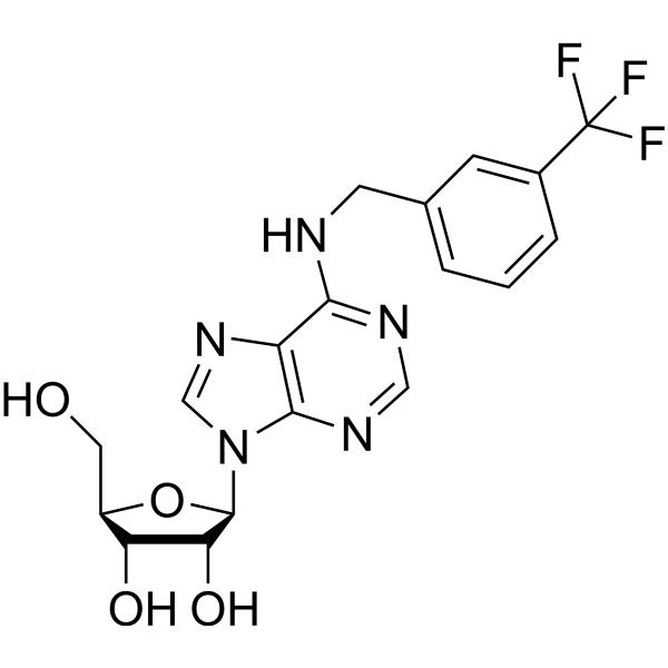 N6-(3-Trifluoromethylbenzyl)adenosine Structure