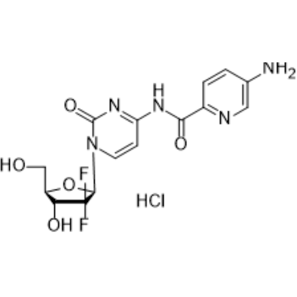 Viral polymerase-IN-1 hydrochloride Structure