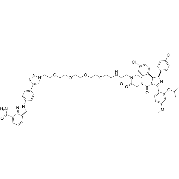 PROTAC PARP1 degrader  Structure