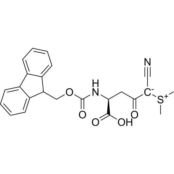 Fmoc-Asp(CSY)-OH Structure