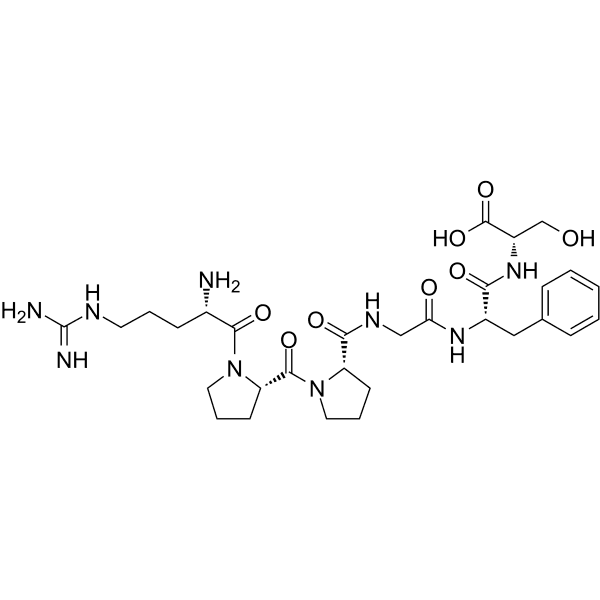 Bradykinin (1-6) Structure