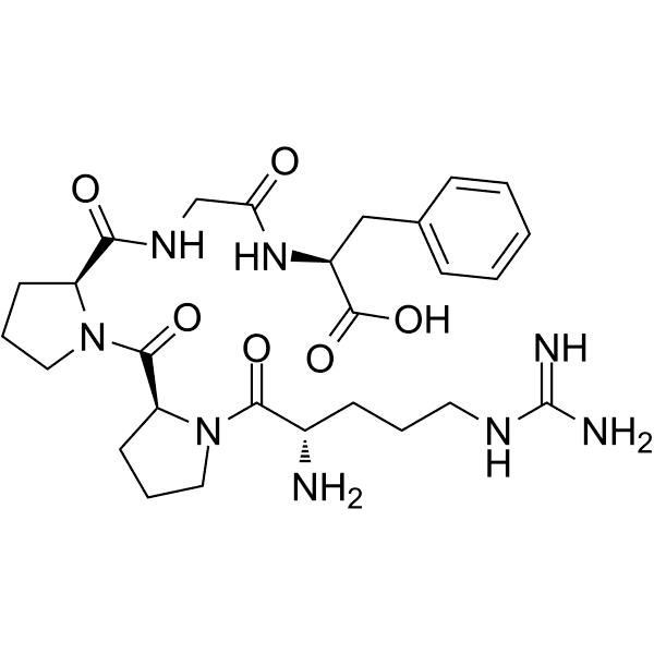 Bradykinin (1-5) Structure