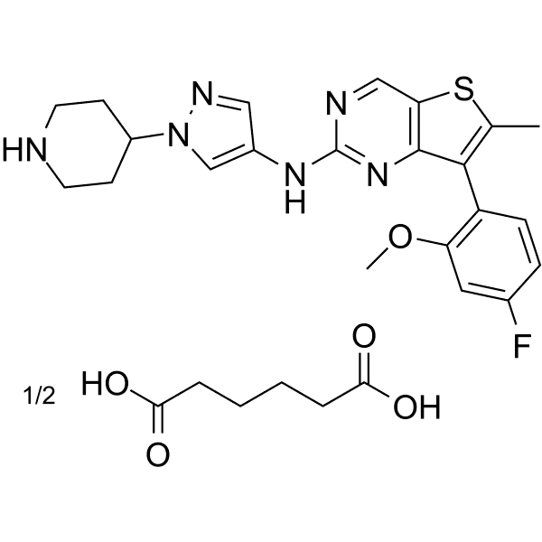 MAX-40279 hemiadipate  Structure