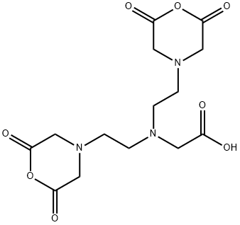 Diethylenetriaminepentaacetic dianhydride Structure