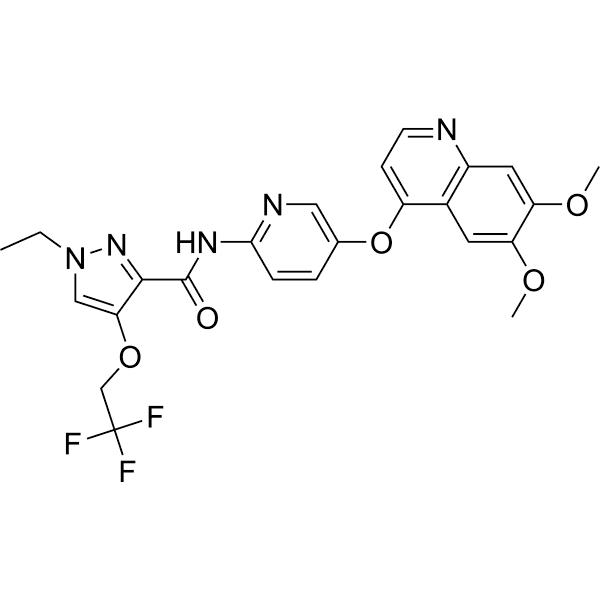 Axl/Mer/CSF1R-IN-2 Structure