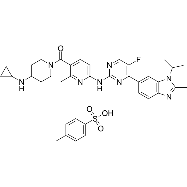 Cimpuciclib tosylate  Structure