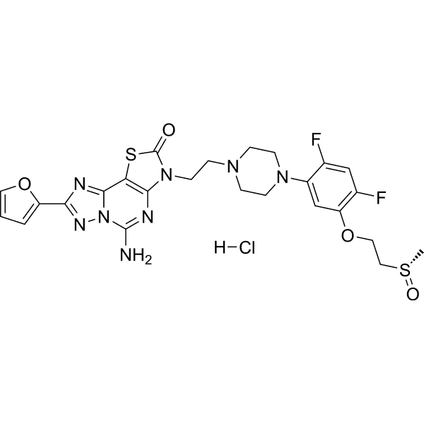 Inupadenant hydrochloride Structure