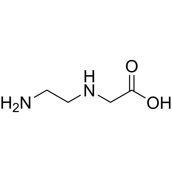 2-((2-Aminoethyl)amino)acetic acid Structure