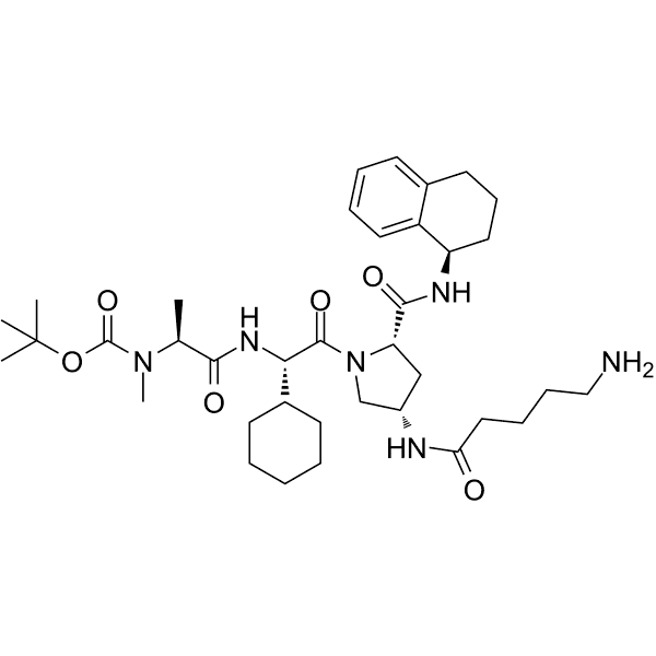 Boc-A 410099.1 amide-alkylC4-amine  Structure