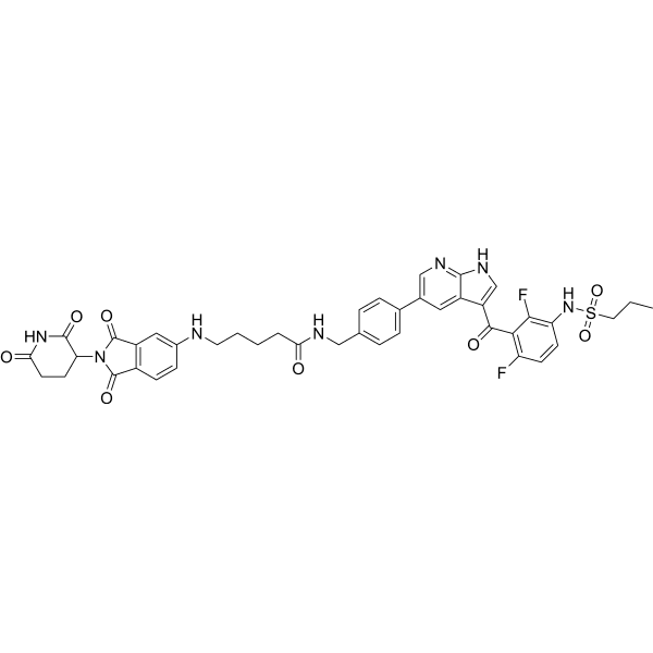 PROTAC BRAF-V600E degrader-2 Structure