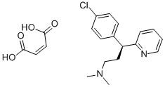 Dexchlorpheniramine maleate Structure