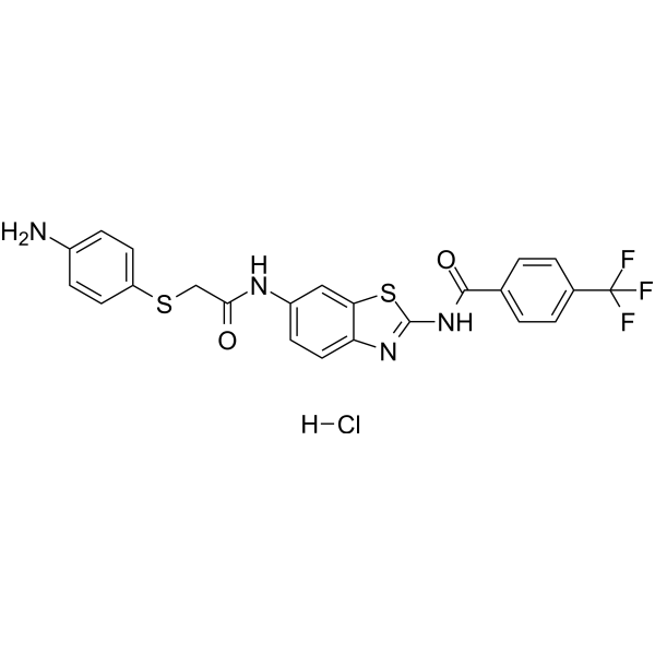 ZM223 hydrochloride Structure