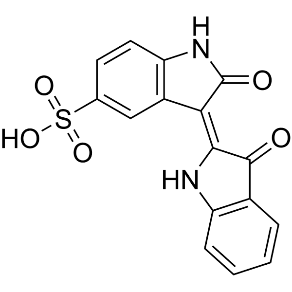 Indirubin-5-sulfonate Structure