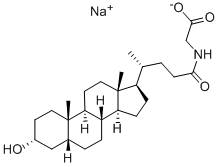 Glycolithocholic acid sodium Structure