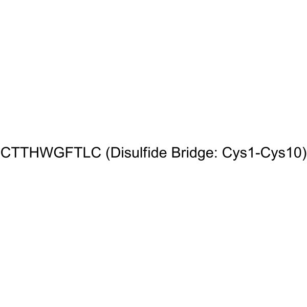 CTTHWGFTLC, CYCLIC Structure
