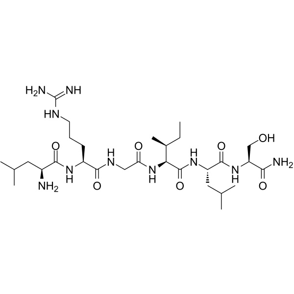 LRGILS-NH2 Structure