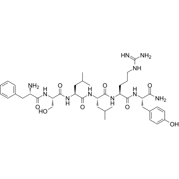 FSLLRY-NH2 Structure