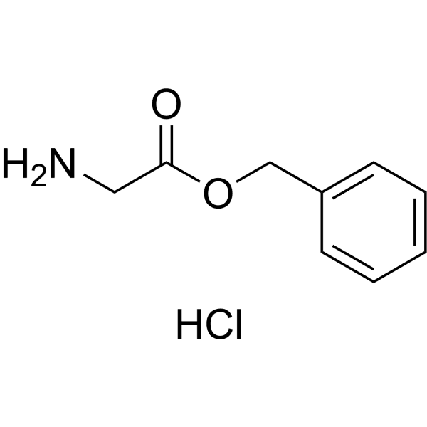 H-DL-Gly-OBzl hydrochloride Structure