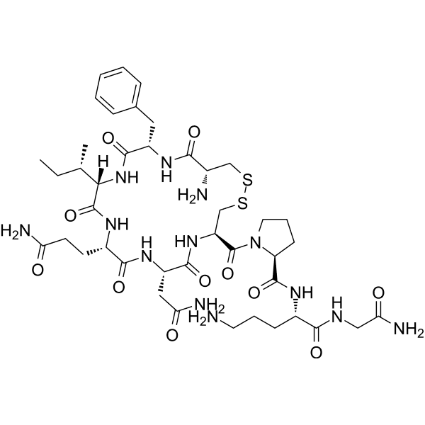 (Phe2, Orn8)-Oxytocin Structure
