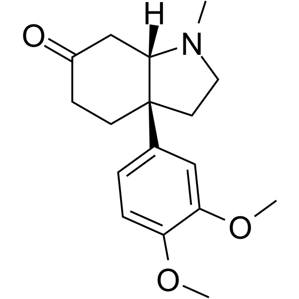 (-)-Mesembrine  Structure