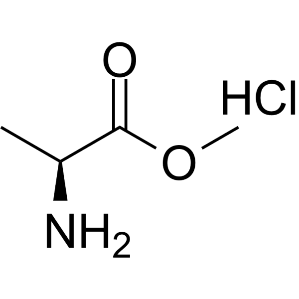 L-Alanine methyl ester hydrochloride Structure
