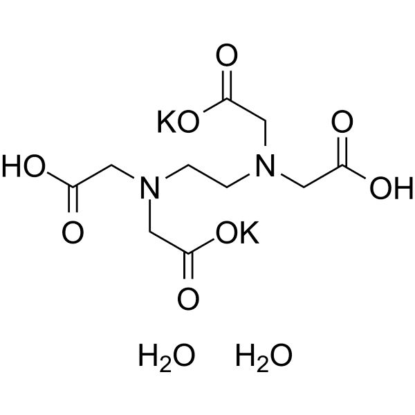 EDTA dipotassium dihydrate Structure