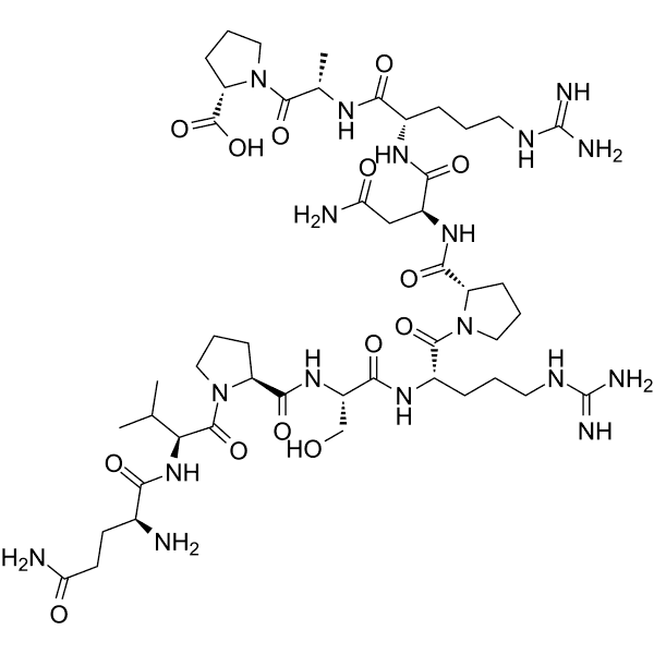 Dynamin inhibitory peptide Structure