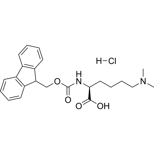 Fmoc-Lys(Me)2-OH hydrochloride Structure