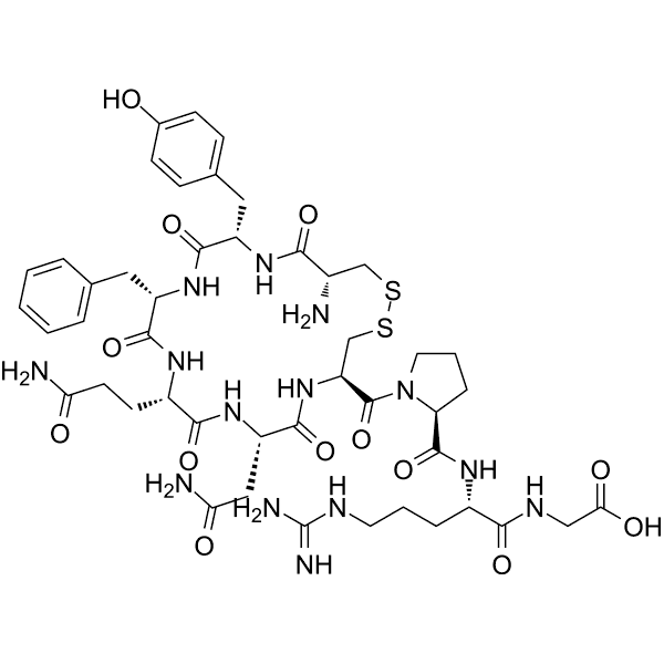 [8-L-arginine] deaminovasopressin Structure