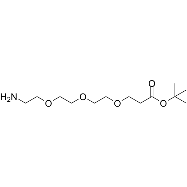 NH2-PEG3-C2-Boc  Structure