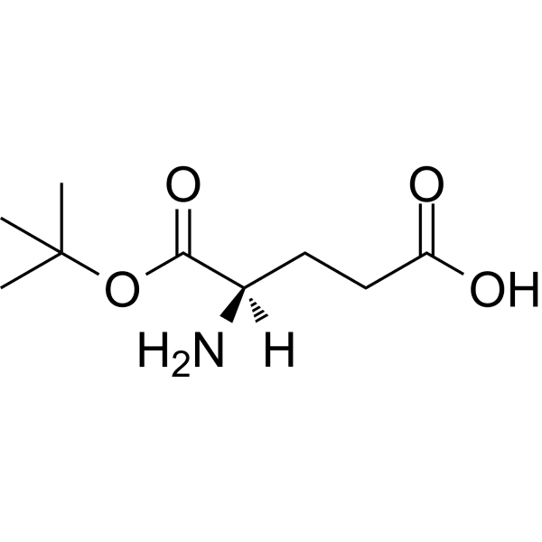 H-D-Glu-OtBu Structure