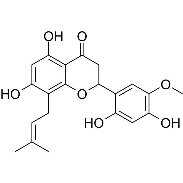 Kushenol W Structure